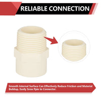 1" CTS CPVC Male Adapter (MIPT x Socket)