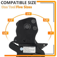 EFIELD PEX Ratchet, PEX Clamp Pinch Tool Plumbingsell