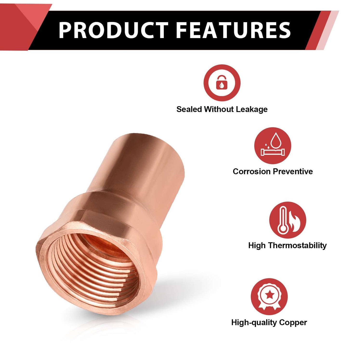 1" FTG x Female Threaded Street Adapter