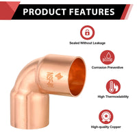 5/8" 90º Short Radius Copper Elbow Plumbingsell