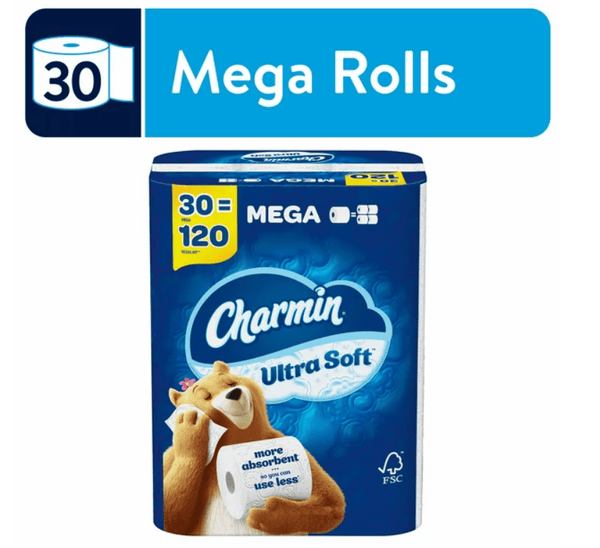 Charmin Ultra Soft Toilet Paper 30 Mega Roll EasyOptionXY LLC