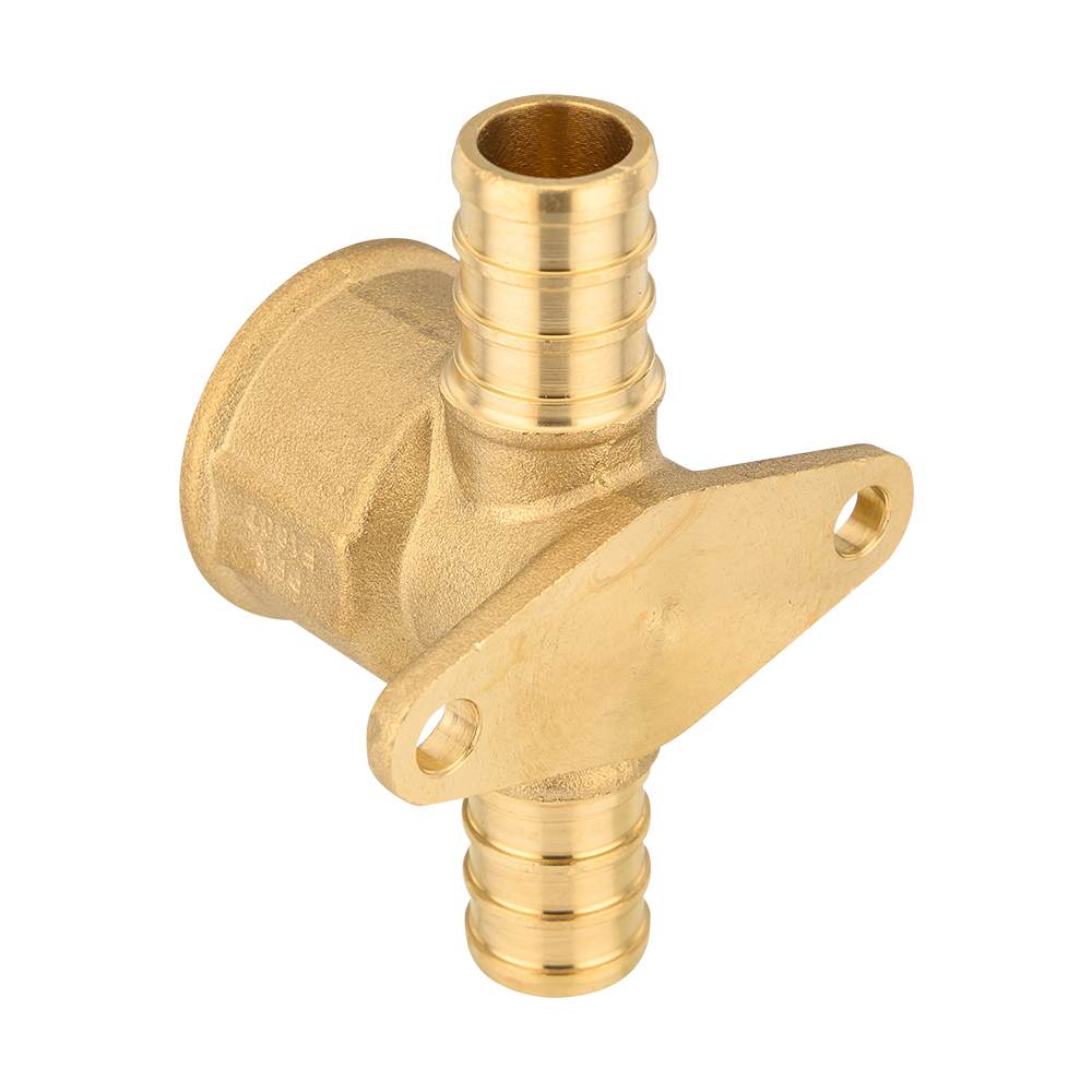 PEX-B Crimp 1/2" PEX x 1/2" PEX x 1/2" Drop Ear Tee (Lead Free)