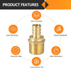 PEX-B Crimp 1/2" PEX x 1/2" Male Threaded Adapter (Lead Free) Plumbingsell