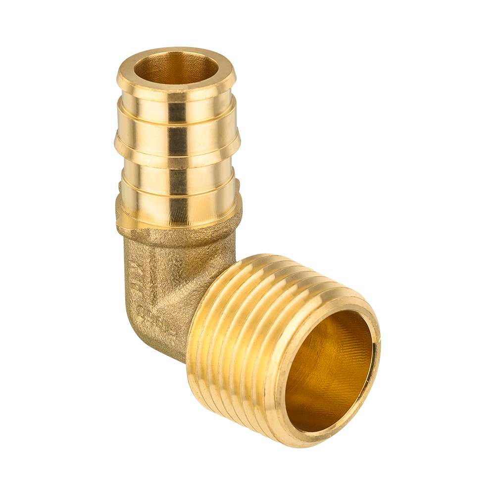 PEX A Expansion 1/2" PEX x 1/2" Male NPT Elbow (Lead Free)