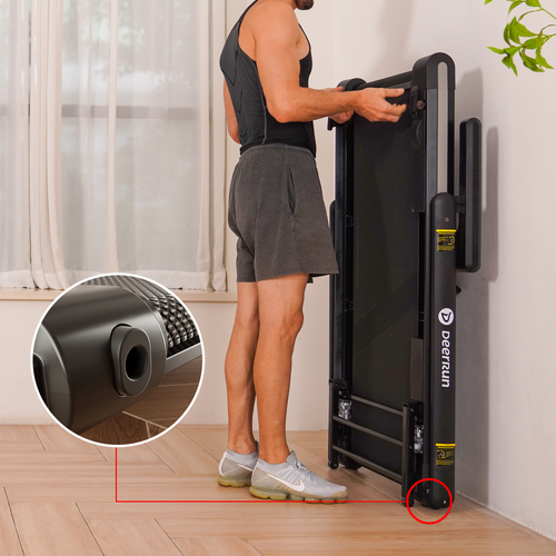 DeerRun X20 Treadmill with 15% Auto Incline Full Running Deck Treadmill | 400 lbs, 11.3 mph