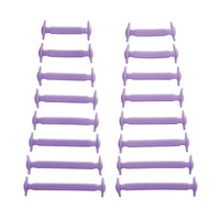Purple Stretchy Tieless Silicone Elastic Shoelaces | 16 Straps The Original Stretchlace
