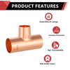 30 Pcs 1-1/4" X 1-1/4" X 1" Copper Reducing Tee at Wholesale Price