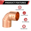 10 Pcs 1-1/4" 90º Short Radius Copper Elbow at Wholesale Price