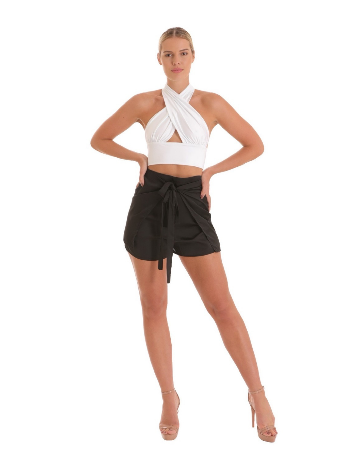 Baliawear Baliawear Wrap Short - Viscose Satin