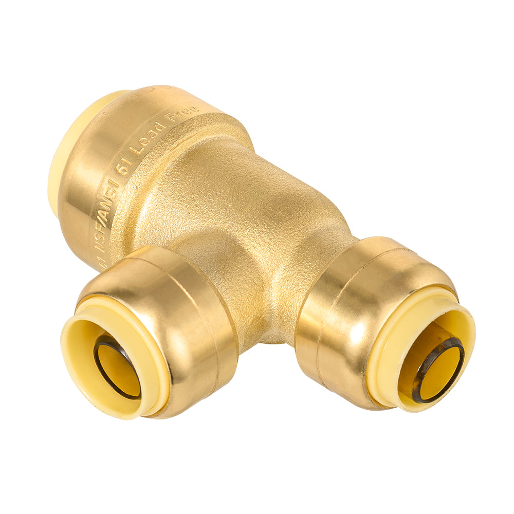30 Pcs 3/4" x 1/2" x 1/2" Push Fit Tee