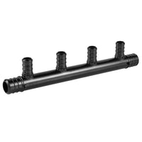 PEX-B Crimp 3/4" x 1/2" Open Manifold (4 port) Plumbingsell
