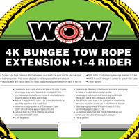 WOW Watersports 4K Bungee Tow Rope Extension Jupiter Gear