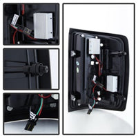 Spyder Chevy 1500 14-16 Light Bar LED Tail Lights Red Clear ALT-YD-CS14-LBLED-RC OffRoadUSA.com