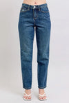 Judy Blue Full Size High Waisted Rigid Magic Non-destroy Straight Leg Jeans HTO Apparel