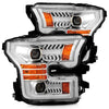 AlphaRex 15-17 Ford F150 PRO-Series Halogen Projector Headlights Chrome OffRoadUSA.com