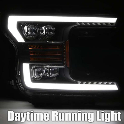 AlphaRex 18-20 Ford F150 NOVA-Series LED Projector Headlights Chrome OffRoadUSA.com