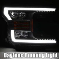 AlphaRex 18-20 Ford F150 NOVA-Series LED Projector Headlights Black OffRoadUSA.com