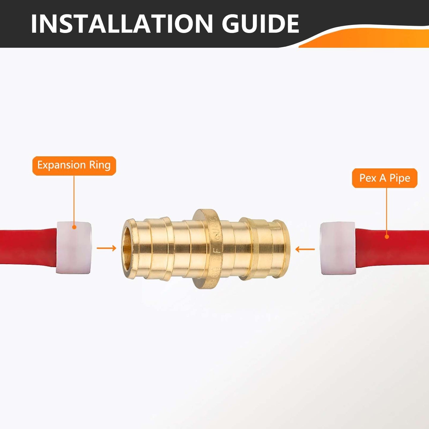PEX A Expansion 1" PEX x 1" PEX Expansion Coupling (Lead Free)