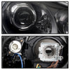 Spyder Porsche Cayenne 03-06 Projector Xenon/HID Model- DRL LED Blk PRO-YD-PCAY03-HID-DRL-BK OffRoadUSA.com