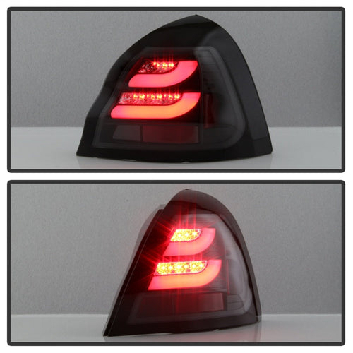 Spyder Pontiac Grand Prix 04-08 Light Bar LED Tail Light Black ALT-YD-PGP04-LED-BK OffRoadUSA.com
