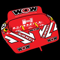 WOW Sports 3 Person Coupe Cockpit Towable Water Tube For Pool and Lake (15-1040) Jupiter Gear