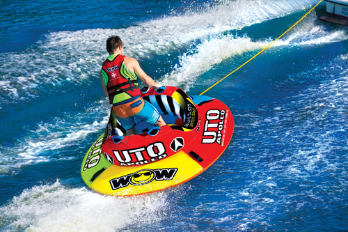 WOW Sports Uto Apollo 2 Person Towable Water Tube For Pool and Lake (18-1090 ) Jupiter Gear