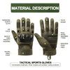 Tactical Military Airsoft Gloves for Outdoor Sports, Paintball, and Motorcycling with Touchscreen Fingertip Capability Jupiter Gear