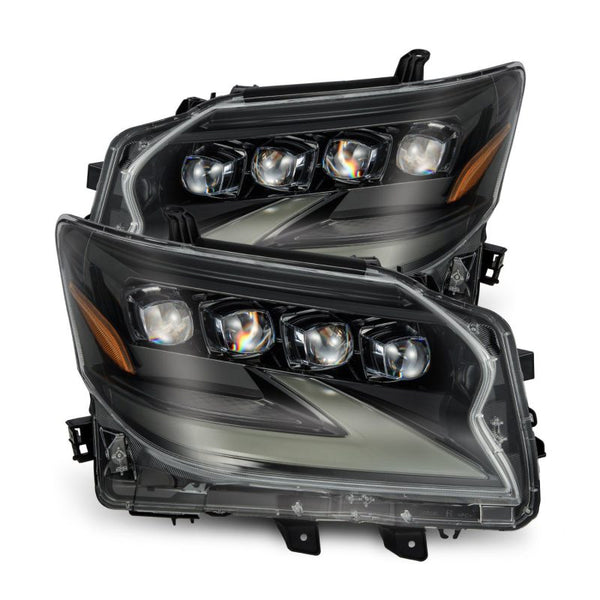 AlphaRex 14-23 Lexus GX 460 NOVA-Series LED Projector Headlights Alpha-Black OffRoadUSA.com