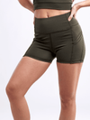 JupiterGear High-Waisted Athletic Shorts with Side Pockets Jupiter Gear
