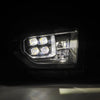 AlphaRex 14-21 Toyota Tundra MK II NOVA-Series LED Projector Headlights Black OffRoadUSA.com