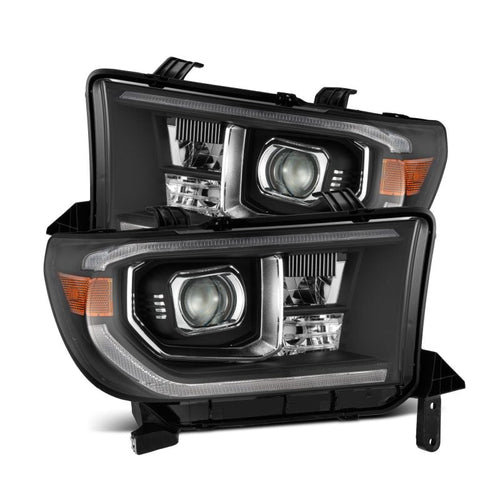 AlphaRex 07-13 Toyota Tundra/08-17 Toyota Sequoia MK II LUXX-Series LED Projector Headlights Black (With Level Adjuster) OffRoadUSA.com