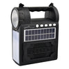 Solar Power Speaker with FM Radio / Flashlight / Lantern (SC-1075ER) Jupiter Gear