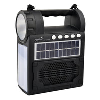 Solar Power Speaker with FM Radio / Flashlight / Lantern (SC-1075ER) Jupiter Gear