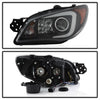 Spyder Subaru WRX 06-07 Projector Headlights - HID Model Only - Black PRO-YD-SWRX06-HID-LBDRL-BK OffRoadUSA.com