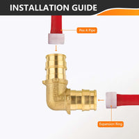 PEX A Expansion 1" PEX x 1" PEX Elbow (Lead Free) Plumbingsell