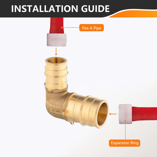 PEX A Expansion 3/4" PEX x 1" PEX Elbow (Lead Free) Plumbingsell