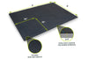 Rubber Top Exercise Puzzle Mat 0.75in 24sqft Jupiter Gear