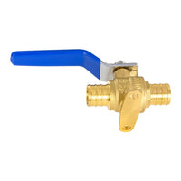 1" PEX Crimp Drop Ear Ball Valve, Blue (Lead Free) Plumbingsell
