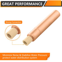 1/2" CPVC Pipe Connection, Water Hammer Arrestor, Copper Plumbingsell