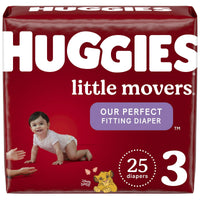 Huggies Little Movers Baby Diapers Size 3; 25 Count EasyOptionXY LLC