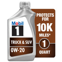 Mobil 1 Truck & SUV Full Synthetic Motor Oil 0W-20, 1 qt EasyOptionXY LLC