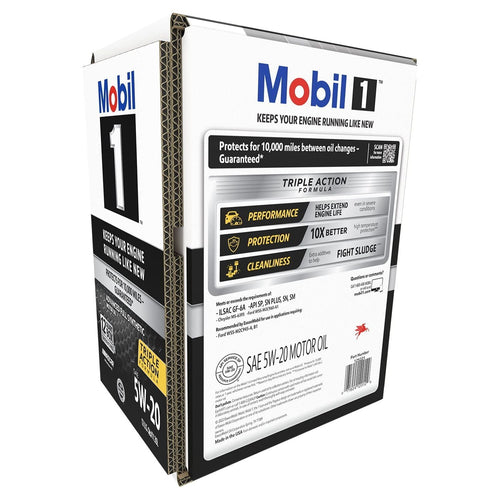 Mobil 1 Advanced Full Synthetic Motor Oil 5W-20, 12 qt Bag in Box EasyOptionXY LLC
