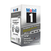 Mobil 1 FS European Car Formula Full Synthetic Motor Oil 0W-40, 12 qt Bag in Box EasyOptionXY LLC