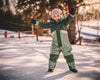 Green Dreams Waterproof Snowsuit Toddler Youth - Pre-Order Winter Gear Keep the Littles Wild