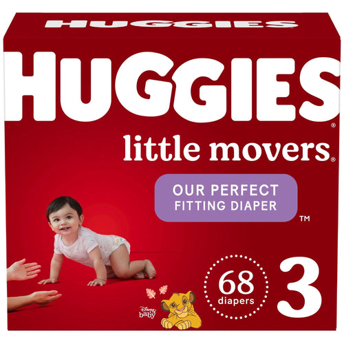 Huggies Little Movers Baby Diapers Size 3; 68 Count EasyOptionXY LLC