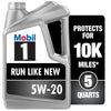 Mobil 1 Advanced Full Synthetic Motor Oil 5W-20, 5 qt EasyOptionXY LLC