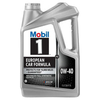 Mobil 1 FS European Car Formula Full Synthetic Motor Oil 0W-40, 5 qt (3 Pack) EasyOptionXY LLC