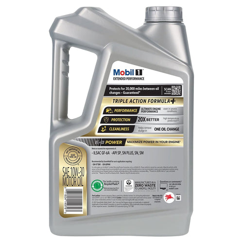 Mobil 1 Extended Performance Full Synthetic Motor Oil 10W-30, 5 qt (3 Pack) EasyOptionXY LLC
