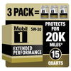 Mobil 1 Extended Performance Full Synthetic Motor Oil 5W-30, 5 qt (3 Pack) EasyOptionXY LLC
