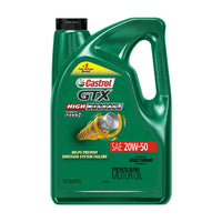 Castrol GTX High Mileage 20W-50 Synthetic Blend Motor Oil, 5 Quarts EasyOptionXY LLC